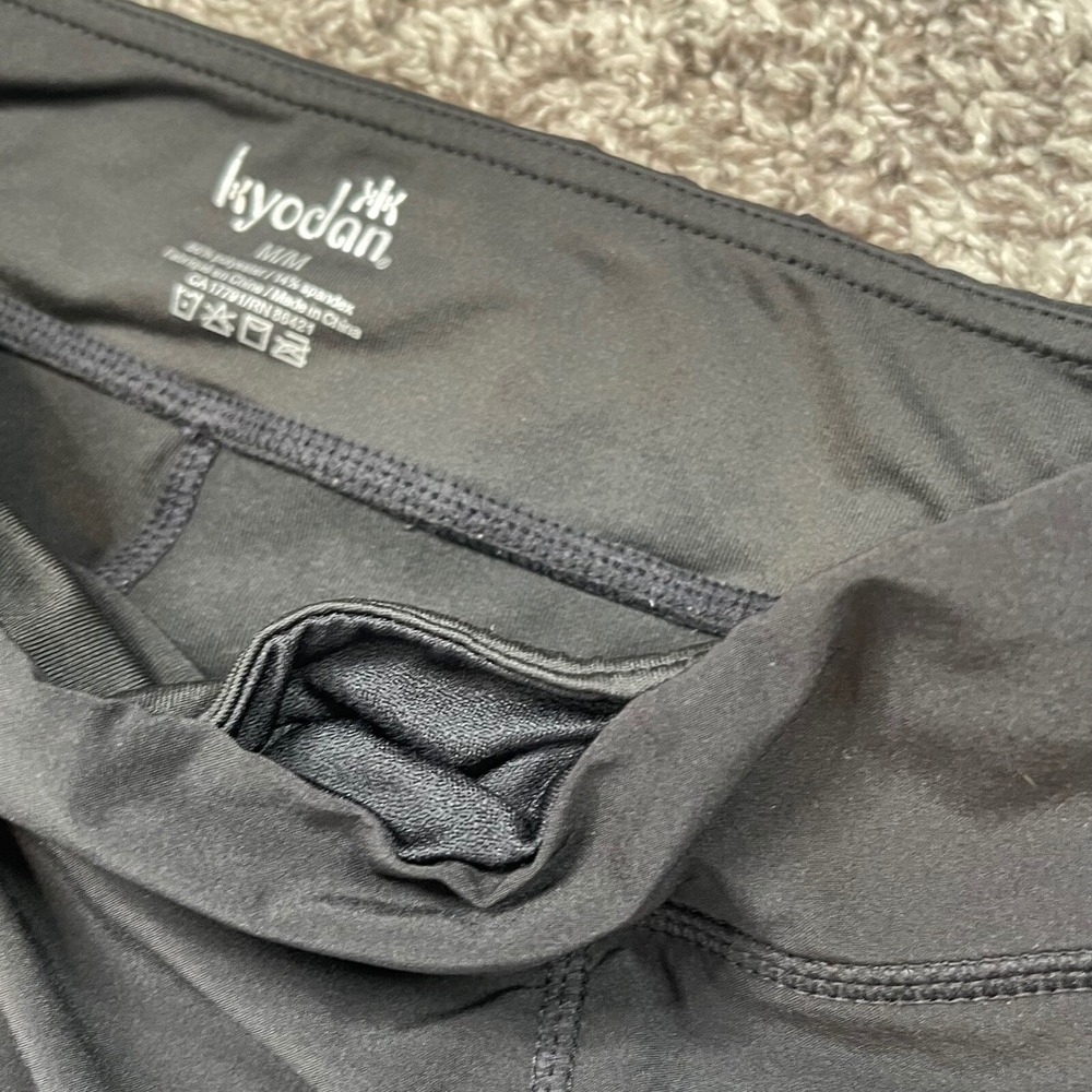 Kyodan Skort Athletic Ruffle Hem Tennis Golf Pickleball Activewear Skirt Black M - Picture 9 of 9